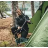ROBENS Pilgrim opvouwbare campingstoel 120 kg zwart/grijs