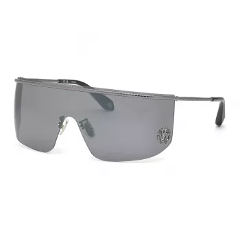 Roberto Cavalli SRC012M99530X Unisex zonnebril - oversized hoekig montuur met UV400-bescherming