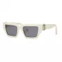 Roberto Cavalli zonnebril SRC016M55847X unisex rechthoekig zwart/grijs 55/19/135 mm