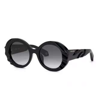 Roberto Cavalli unisex zonnebril SRC010V520700 zwart/grijs 52mm