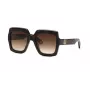 Roberto Cavalli dames SRC108-5204BL cat-eye zonnebril, blauw havana montuur, gradient blauwe glazen, 52mm