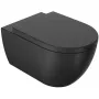 Roca WHTP00503NMSE Arc wandhangend smart-toilet, rimless, mat zwart, met bidet, droger, UV-sterilisatie, geurneutralisator, nachtlampje, afstandsbediening