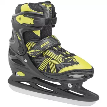 Roces Jokey Ice 3.0 jongen verstelbare schaatsen zwart limoen 30-33