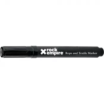 Rock Empire Rope Marker Pen - zwart, permanent, waterbestendig, UV-bestendig, slijtvast, sneldrogend, vilten punt, niet-toxisch, voor klim-, grot-, boom- en reddingslijnen