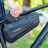 ROCKBROS 1,5L fiets-toptas waterdichte harde schaal frametas met reflecterend logo