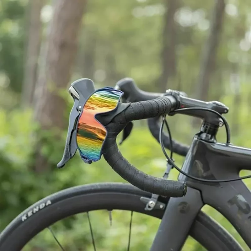 Rockbros 10134PL gepolariseerde fietsbril - blauw en roze