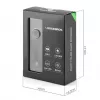 ROCKBROS voorfietslamp 260 lm met USB-C naar USB-A kabel - zwart