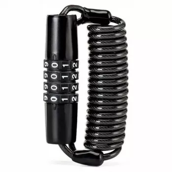 ROCKBROS T609 fietsslot met 1,5 m cijferslotkabel - Zwart