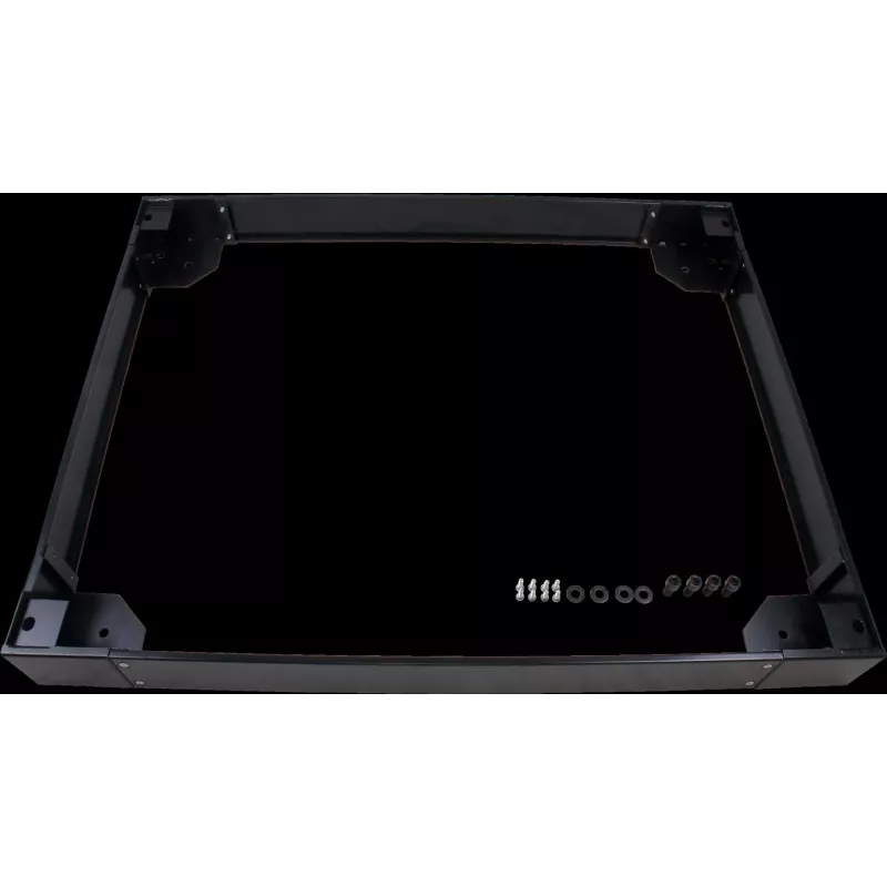 Rockstable 19 inch mobiel platform - zwart - SPCC-staal - 800 mm / 1000 mm