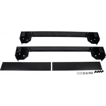 Rockstable 19 inch mobiel platform - zwart - SPCC-staal - 800 mm / 1000 mm