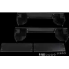 Rockstable 19 inch rolplatform - zwart - SPCC-staal - 600x600 mm - RS19-PH6610