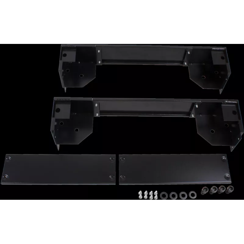 Rockstable 19 inch rolplatform - zwart - SPCC-staal - 600x600 mm - RS19-PH6610