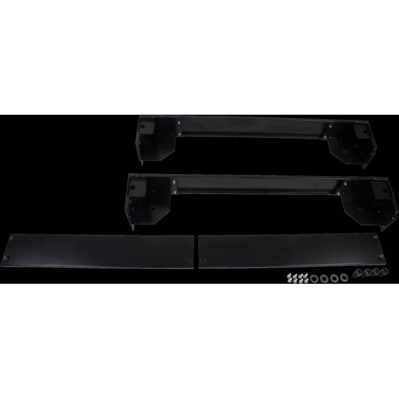 Rockstable 19 inch rolplateau - zwart - SPCC-staal - 800x800 mm - RS19-PH8810