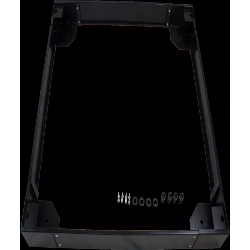 Rockstable 19 inch rolplateau - zwart - SPCC-staal - 800x800 mm - RS19-PH8810