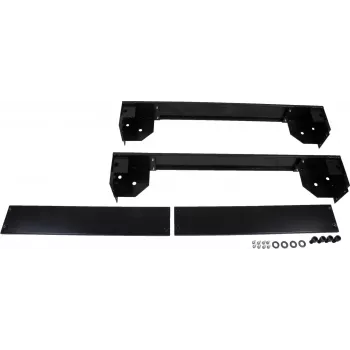 Rockstable 19 inch rolplateau - zwart - SPCC-staal - 800x800 mm - RS19-PH8810