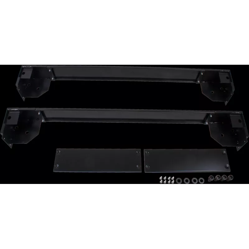 Rockstable 19 inch Wielsokkel – Wielplatform – Zwart – SPCC-staal – 600 mm x 1000 mm