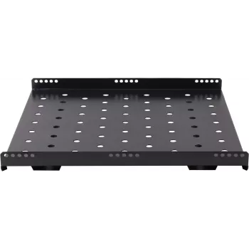 Rockstable 1U 19-inch heavy-duty racklegbodem - vaste plank - SPCC-staal - zwart - 1 stuk - 3,2 kg (RS19-SFH68)