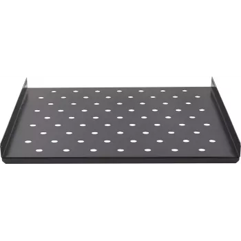 Rockstable 1U 19-inch heavy-duty racklegbodem - vaste plank - SPCC-staal - zwart - 1 stuk - 3,2 kg (RS19-SFH68)