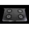 Rockstable 1U 19 inch Ventilatie-element - Ventilator - Ingebouwde ventilator - 440 m³/h - Staal - Zwart - 1 stuk (RS19-FT1U4)