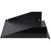Rockstable 2U 19 inch vast rackplateau - staal - zwart - 2,75 kg (RS19-FH21)