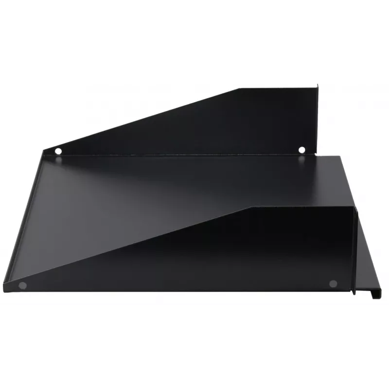 Rockstable 2U 19 inch vast rackplateau - staal - zwart - 2,75 kg (RS19-FH21)