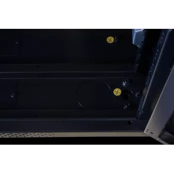 Rockstable 32 HE 19 inch serverkast met glazen deur - staande kast - 32U - 800 kg - afsluitbaar slot - montagerails - verstelbare voeten (RS19-8832)
