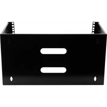 Rockstable 6U 19-inch wandmontageframe - montageset - SPCC-staal - zwart - 1 stuk - 3,86 kg (RS19-WMB6)