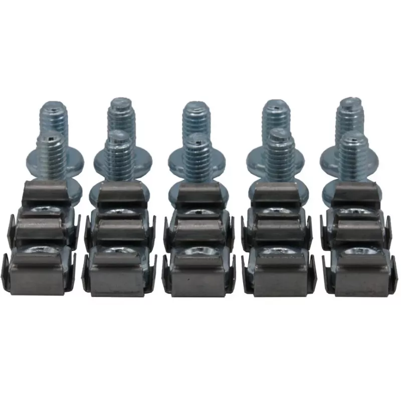 Rockstable M6 inbusboutenset - rackmontage - zilver - 10 stuks (RS19-M612)