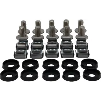 Rockstable M6 Phillips schroevenset - rackmontage - zilver - 10 stuks (RS19-M611)