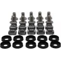 Rockstable M6 Phillips schroevenset - rackmontage - zilver - 10 stuks (RS19-M611)