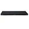 Rockstable RS19-FH612 1U rackplateau - zwart - staal - 60 kg draagvermogen - ovaal geperforeerd