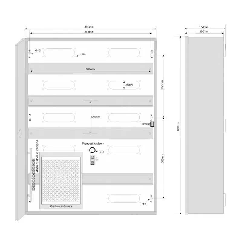 ROGER ME-5-S behuizing