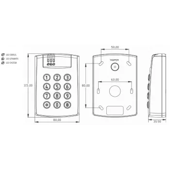 ROGER PR612 toegangscontroller