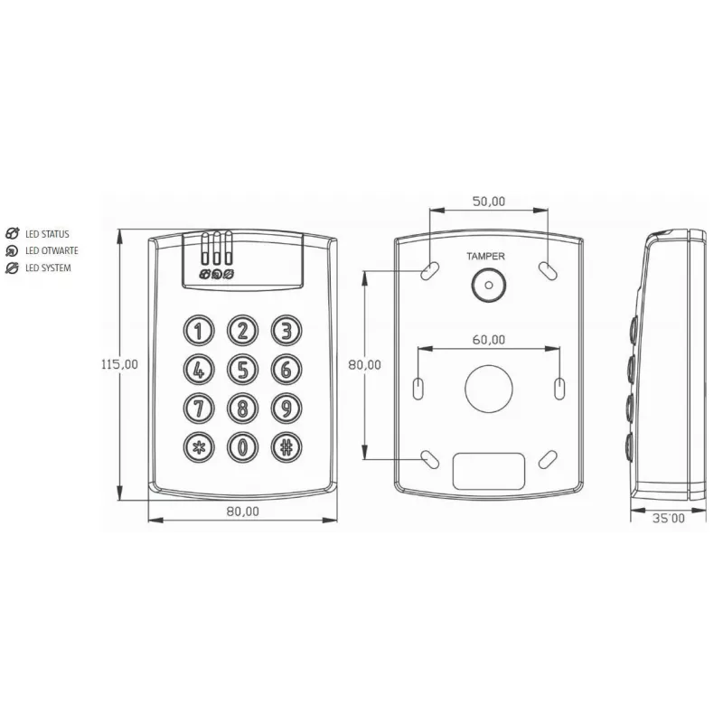 ROGER PR612 toegangscontroller