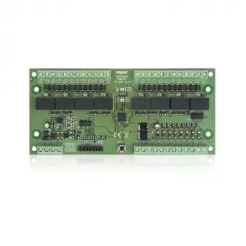ROGER XM-8DR-BRD I/O-expansiemodule, 8 ingangen, 8 relaisuitgangen, RS485