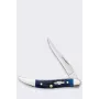 Rogers messenetui klein Texas Toothpick blauw