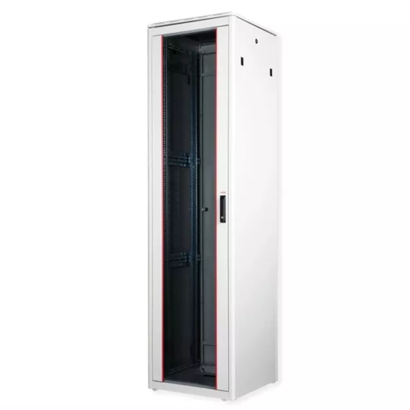 ROLINE 19-inch Netwerkkast Pro 47 HE, 600x600 BxT Glazen deur Grijs