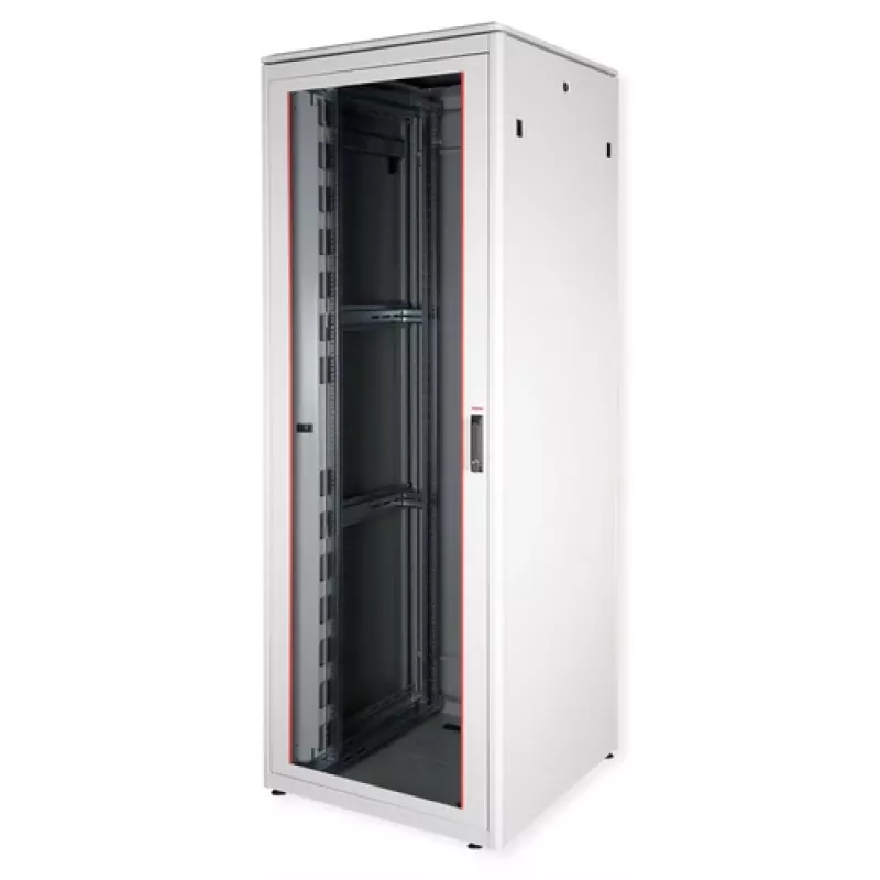 ROLINE 19 inch Netwerkkast Pro 47U, 800x800mm Glazen Deur Grijs