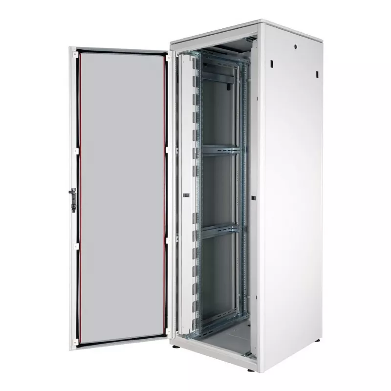 ROLINE 19 inch Netwerkkast Pro 47U, 800x800mm Glazen Deur Grijs