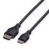 ROLINE HDMI High Speed kabel met Ethernet, HDMI type A male naar Mini HDMI male, 2 m, 11.04.5580