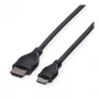 ROLINE HDMI High Speed kabel met Ethernet, HDMI type A male naar Mini HDMI male, 2 m, 11.04.5580