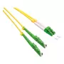 ROLINE OS2 single-mode duplex glasvezel-patchkabel, LSH/APC naar LC/APC, 9/125µm, LSOH, geel, 2m
