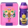 ROOM COPENHAGEN LEGO Lunchset Bee - 2-delige set met drinkfles en broodtrommel, paars