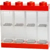 Room Copenhagen LEGO minifiguren displaycase 8 rood transparant