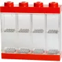 Room Copenhagen LEGO minifiguren displaycase 8 rood transparant