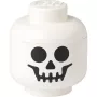 ROOM COPENHAGEN LEGO Storage Head Skeleton, small (wit/zwart)