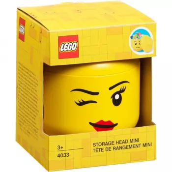 Room Copenhagen LEGO opberg hoofd Whinky Mini geel