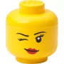 Room Copenhagen LEGO opberg hoofd Whinky Mini geel