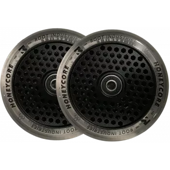 Root Industries Honeycore Clear Wheels 120mm zwart