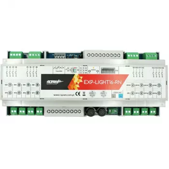 Ropam lichtsturing EXP-LIGHT16-RN – 16-kanaals relaisexpansiemodule voor RopamNet-bus